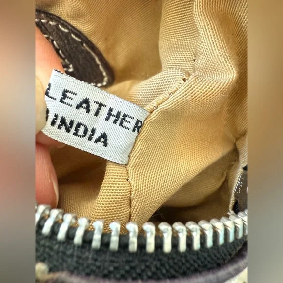 Latica Vintage Y2K Pebbled Leather Barrel Bag | Purple Silver Handle - Picture 8 of 17